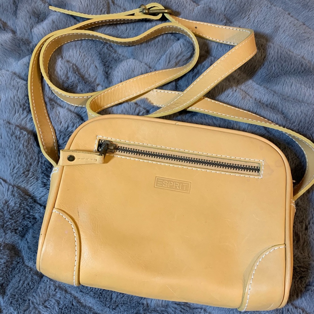 Esprit mustard mini crossbody bag